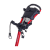 Fastfold 3 Wiel Square Golftrolley RoodZwart (4)